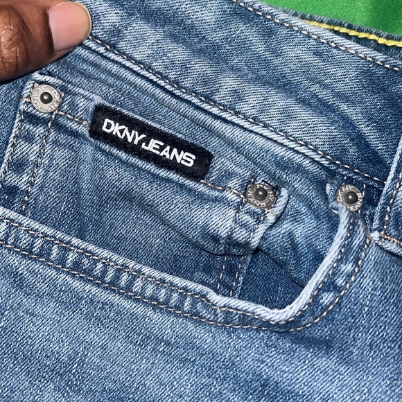 DKNY Jeans Blue Jean Shorts High-Waisted size 30 - Picture 5 of 10